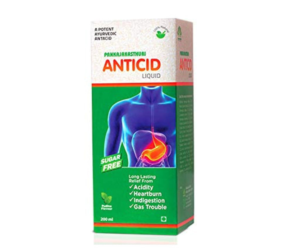 PANKAJAKASTHURI Antiacid Liquid Sugar Free - 200ml