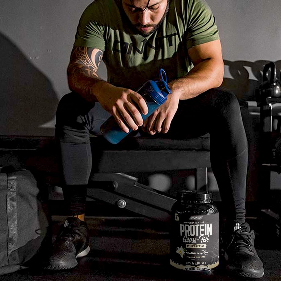 ONNIT Grass Fed Whey Isolate Protein Powder