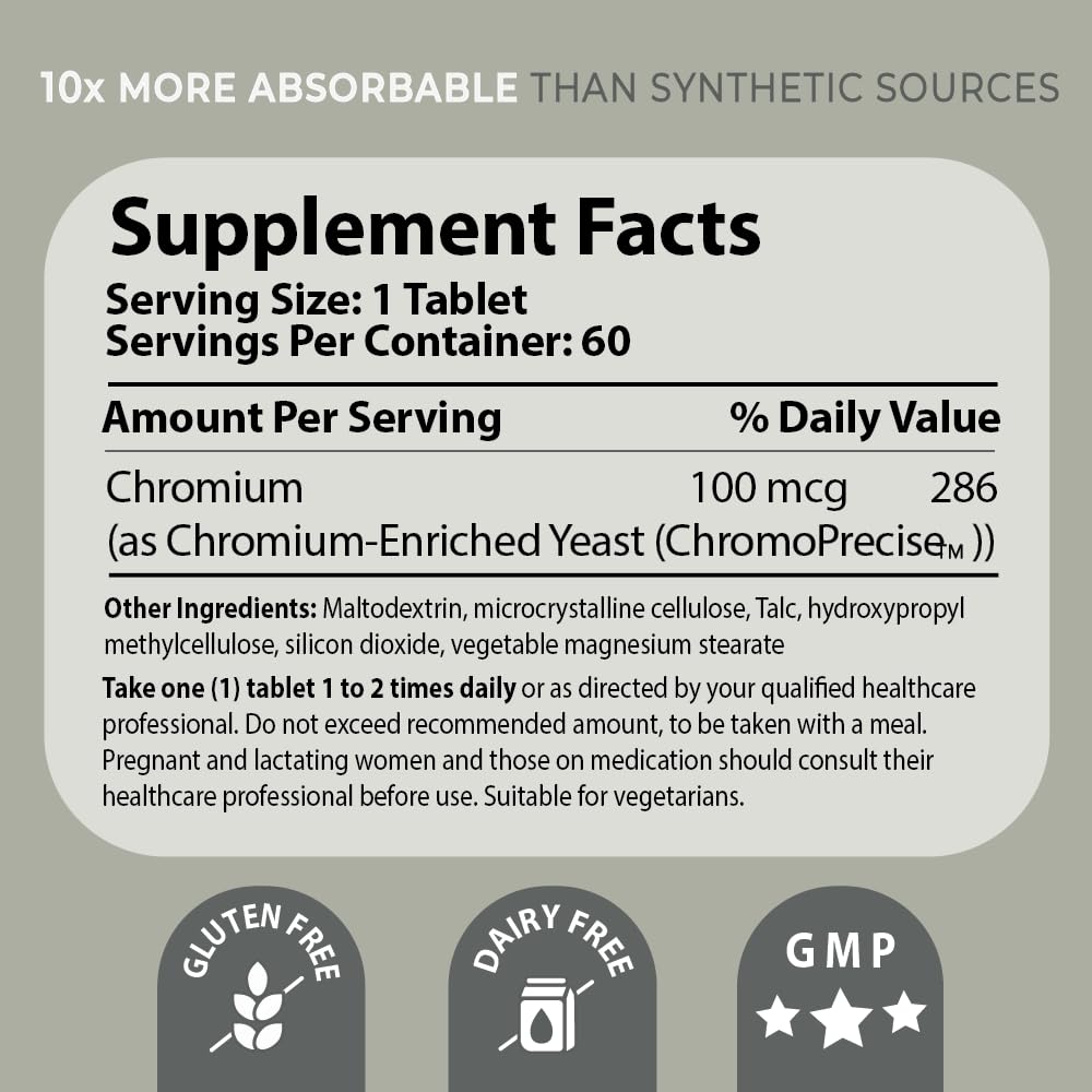 Pharma Nord Bio-Chromium Metabolism Support - 150 Tablets - image 2
