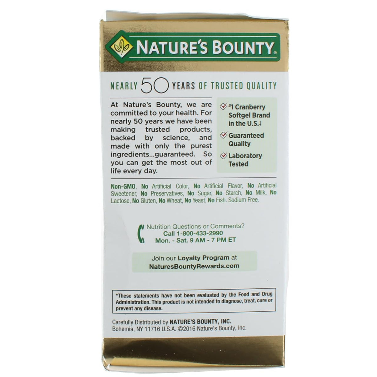 Nature's Bounty Cranberry Dietary Supplement - 120 Softgels - image 4