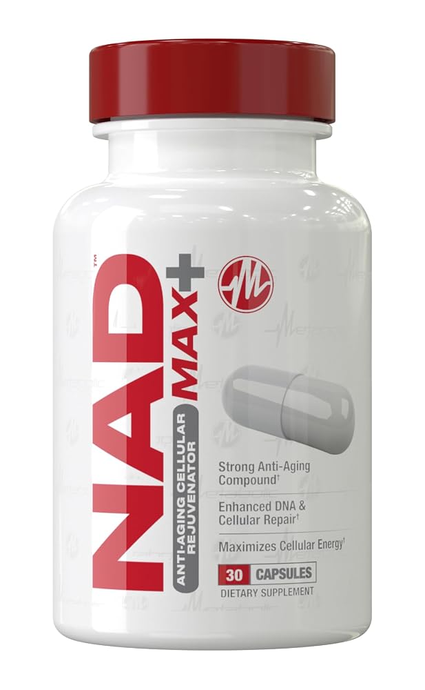 Metabolic Nutrition NAD MAX Plus+ 450mg NAD - 30 Vegetable Capsules