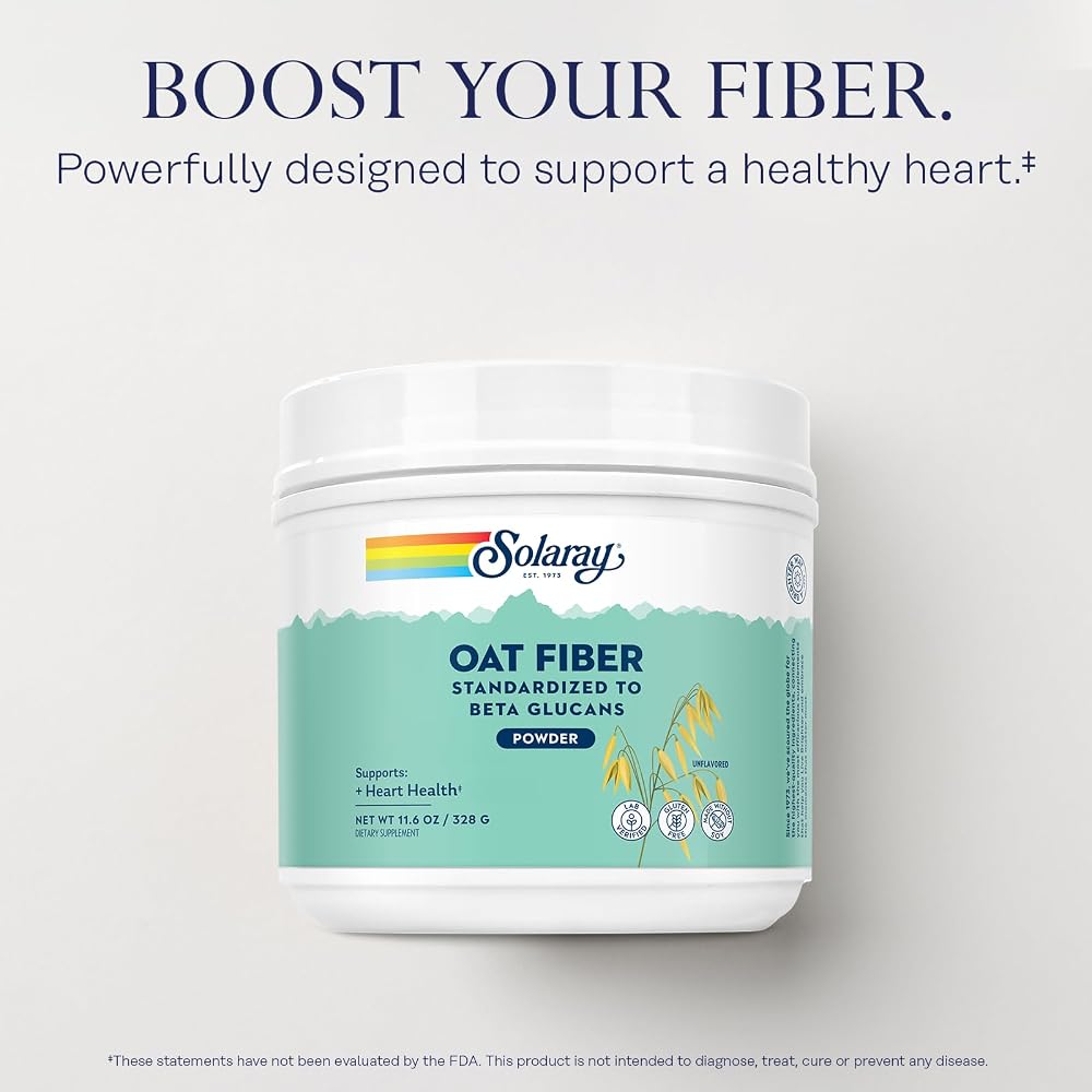 SOLARAY Oat Fiber Powder - 11.6 oz - image 2