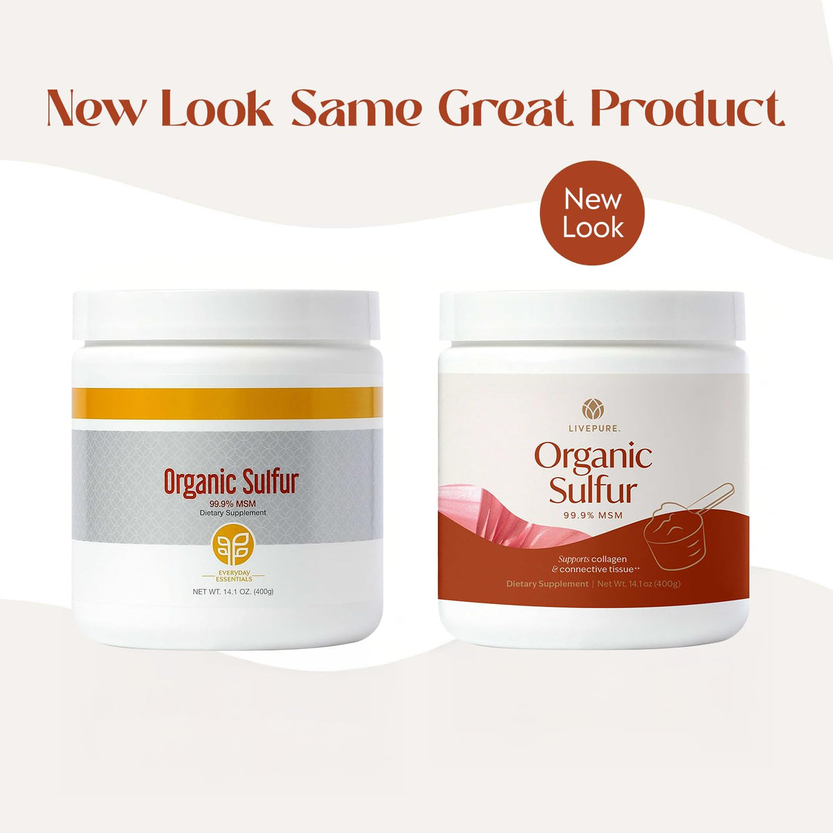 PURE Organic Sulfur Powder MSM Joint Support - 14.1 oz - image 2