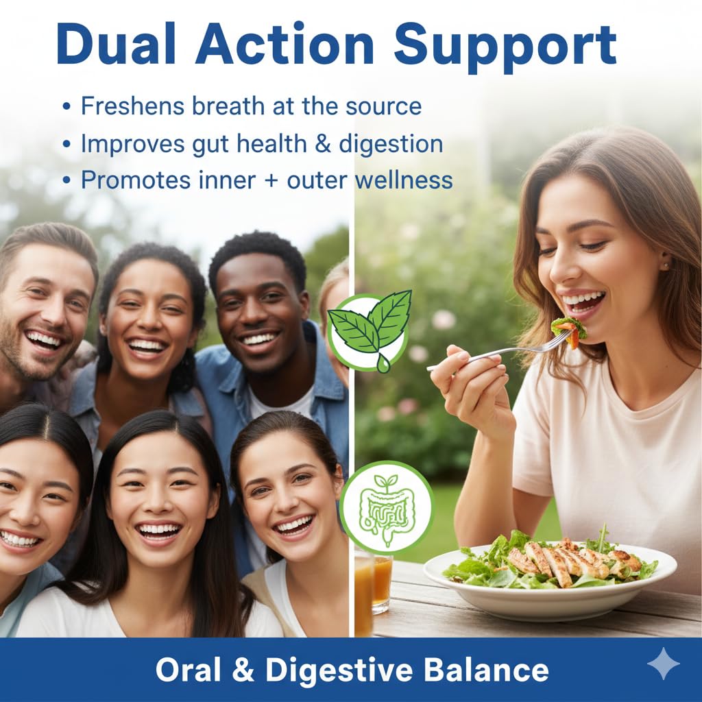 Therefore B. Fresh Breath Freshener Oral Probiotics - 120 Capsules - image 5