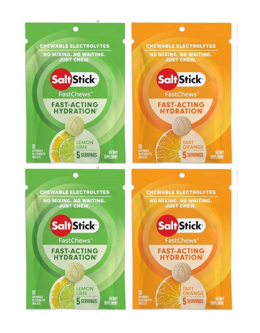 SaltStick FASTCHEWS Electrolyte Tablets Variety Pack - 40 Count