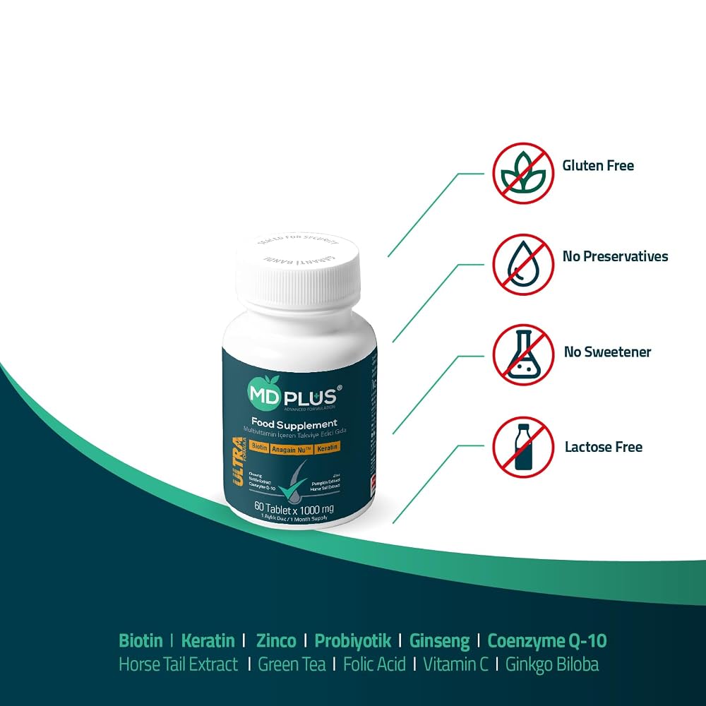 HairMD MD Plus Ultra Hair Multivitamin - 60 Tablets - image 3