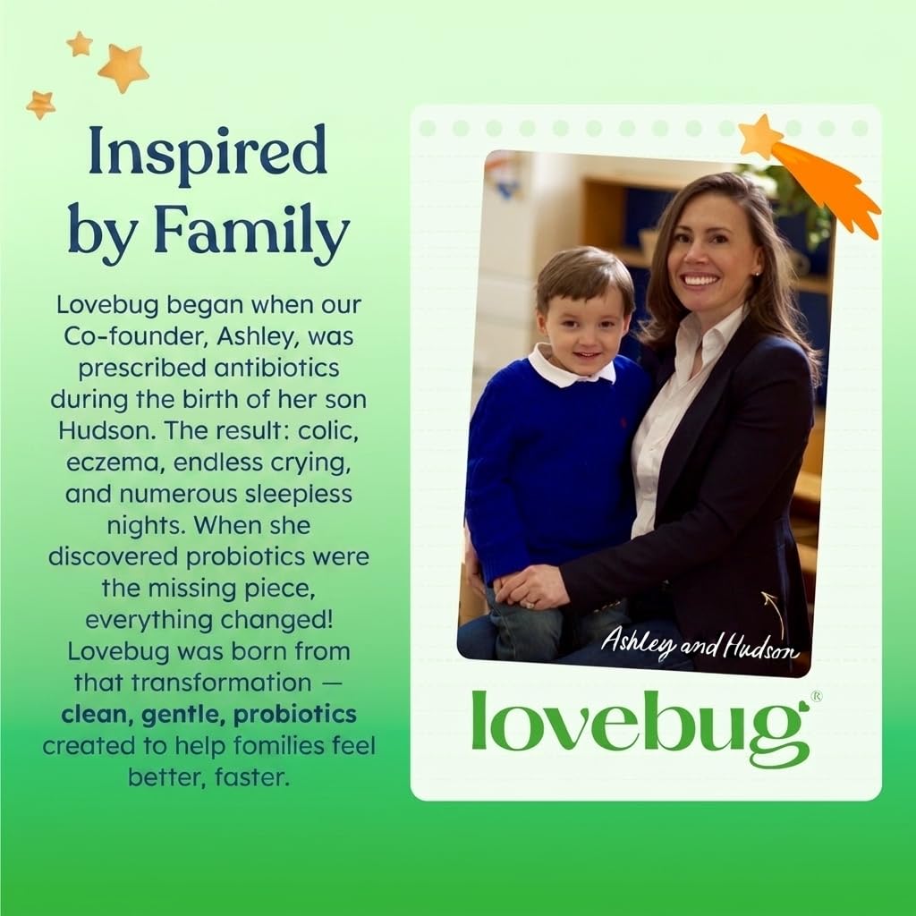 LOVEBUG Probiotics Immune Support Daily Probiotic - 30 Capsules - image 6