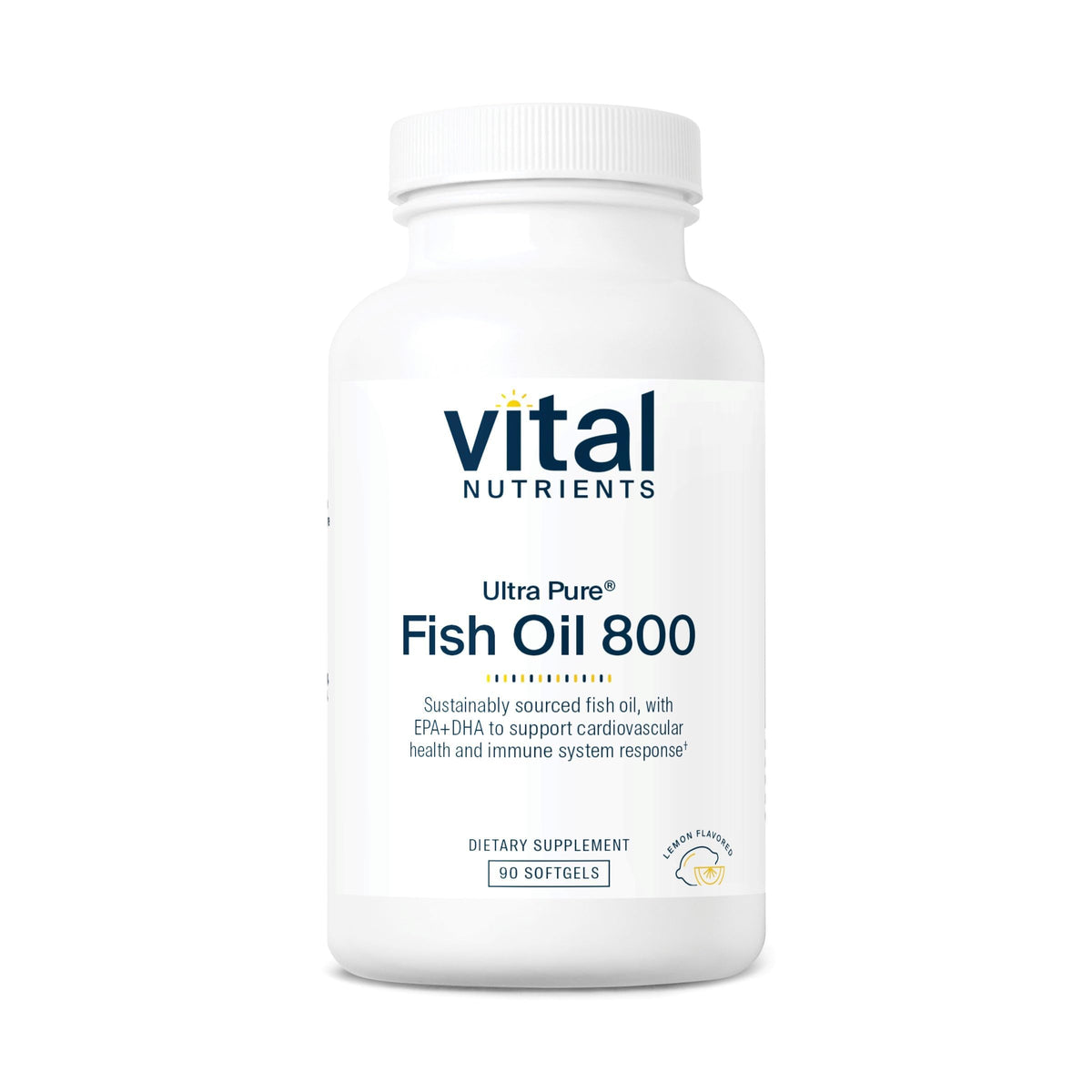 Vital Nutrients Ultra Pure Fish Oil 800 - 90 Softgels