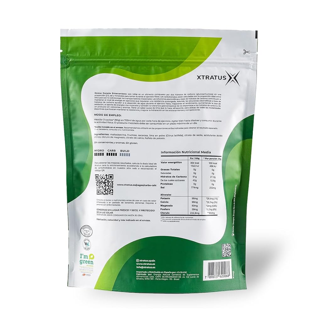 Xtratus Endurance Fluids Lime Sport Energy Drink Mix - 35.27 Oz - image 3