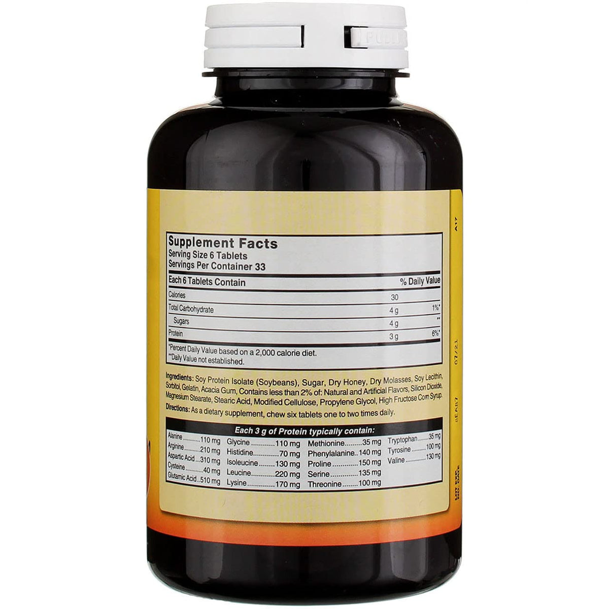 Nature's Blend Protein Tablets Honey Flavor - 200 Tablets - image 2