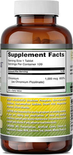 Amazing Nutrition Chromium Picolinate 1000 mcg - 240 Tablets - image 6