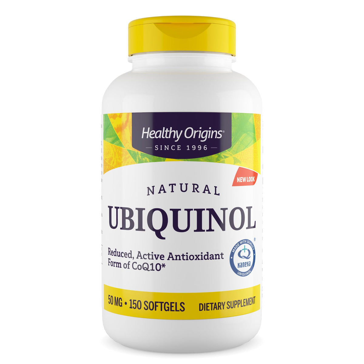 Healthy Origins Ubiquinol CoQ10 50 mg - 150 Softgels