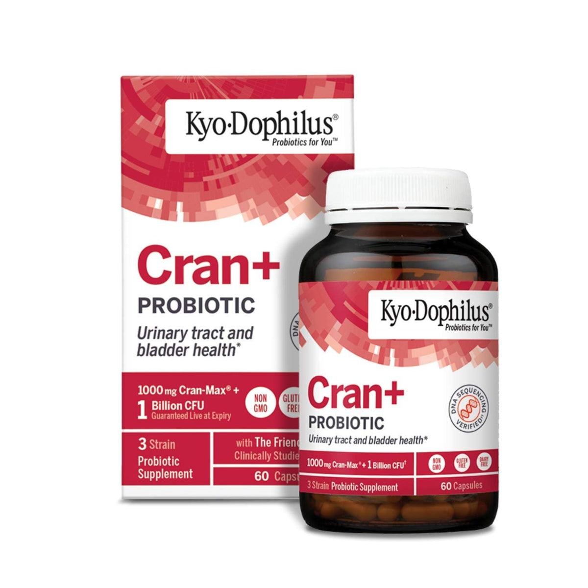 Kyolic Kyo-Dophilus Cran+ Probiotic - 60 Capsules