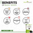 Attar Ayurveda Sabja Basil Seeds - 17.6 Ounce - image 5