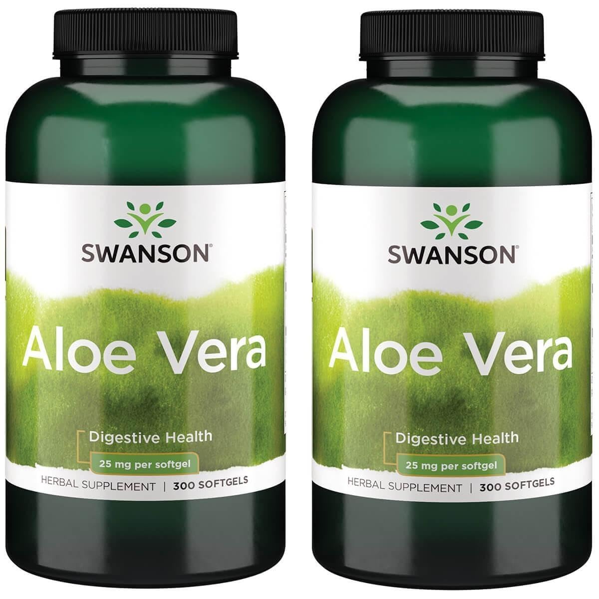 Swanson Aloe Vera Digestive Support 25mg - 600 Softgels