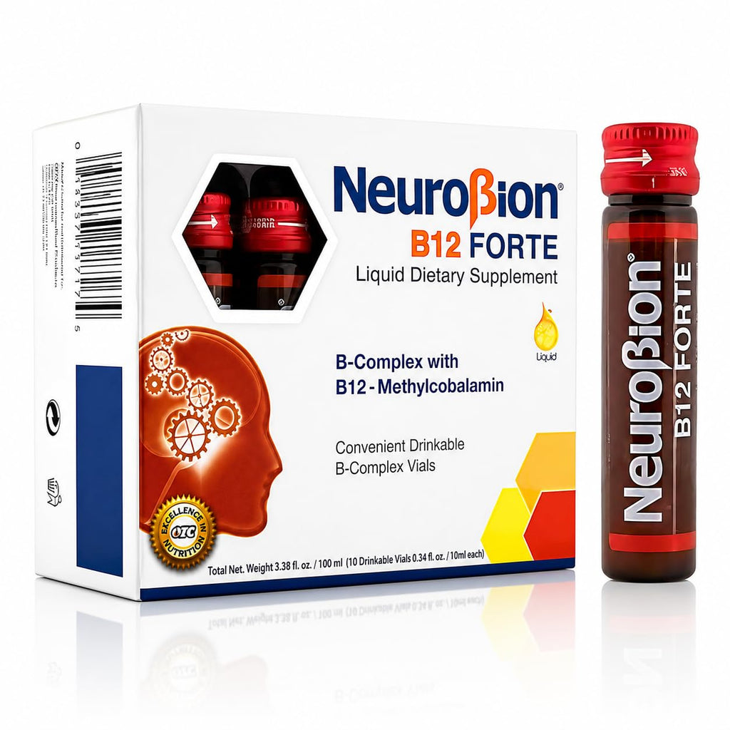 Neurobion Forte Vitamin B Complex Liquid Shots - 10 Vials