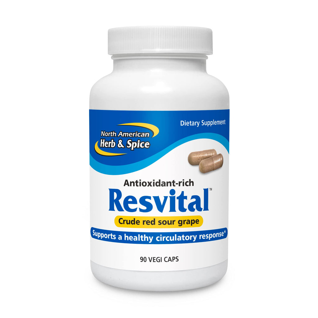 NORTH AMERICAN HERB & SPICE Resvital Grape Antioxidant - 90 Capsules