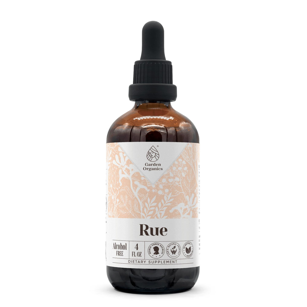 Garden Organics Rue Alcohol-Free Natural Tincture Extract