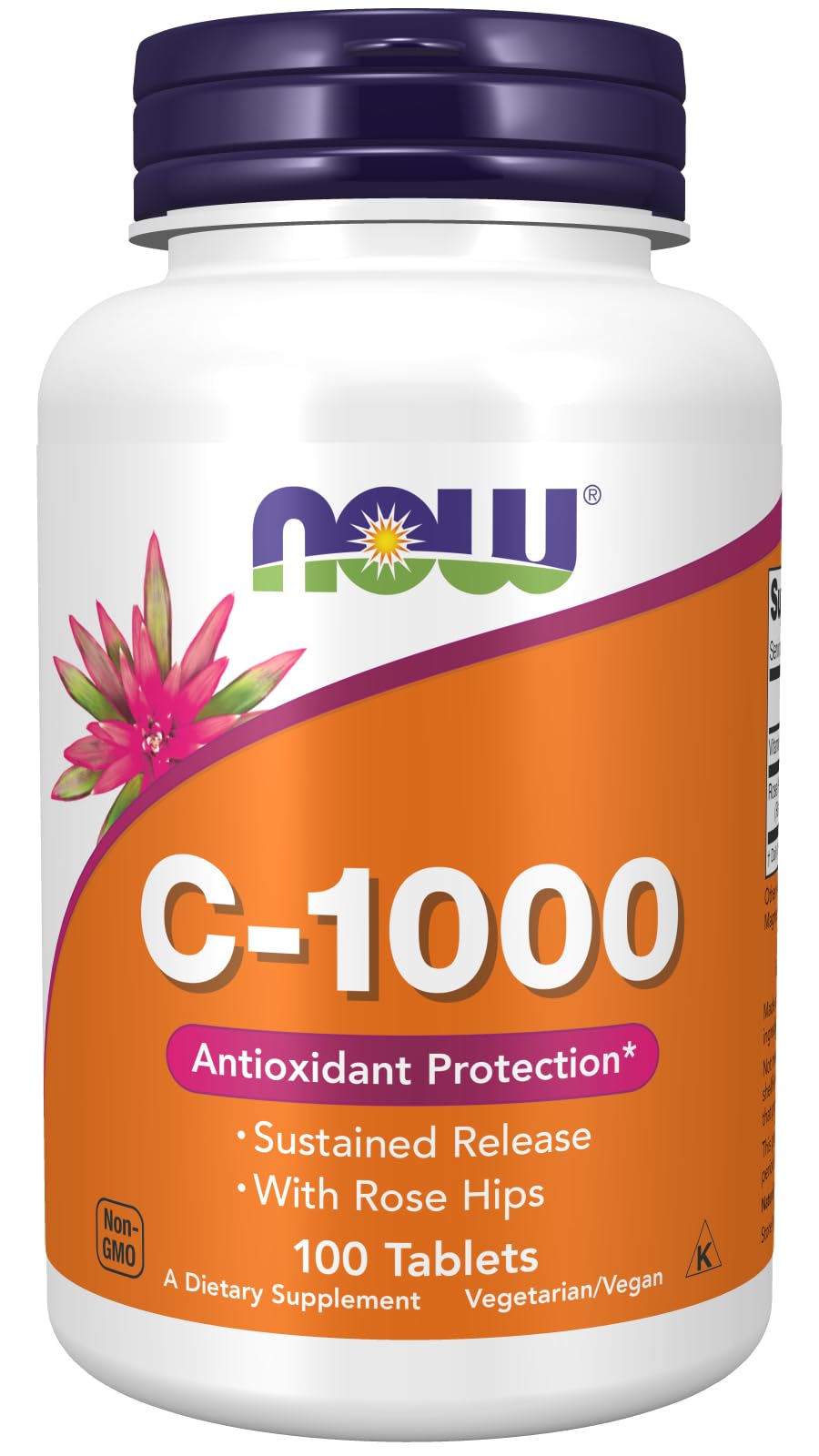 NOW Foods Vitamin C-1000 Sustained Release - 100 Tablets