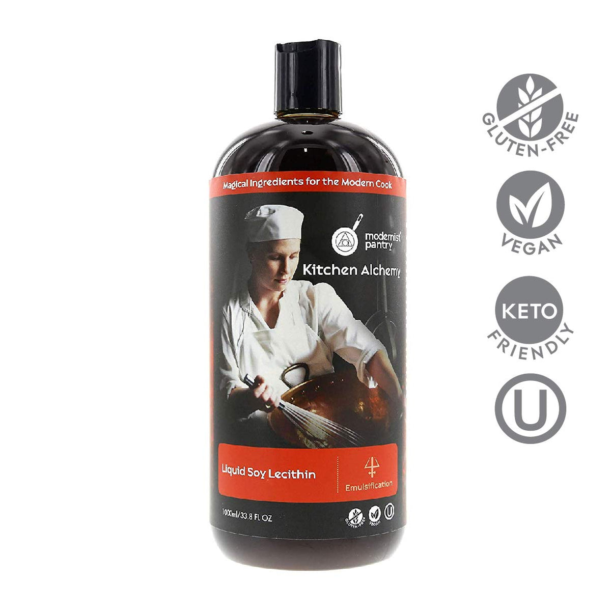 Modernist Pantry Pure Liquid Soy Lecithin Gluten-Free Vegan OU Kosher