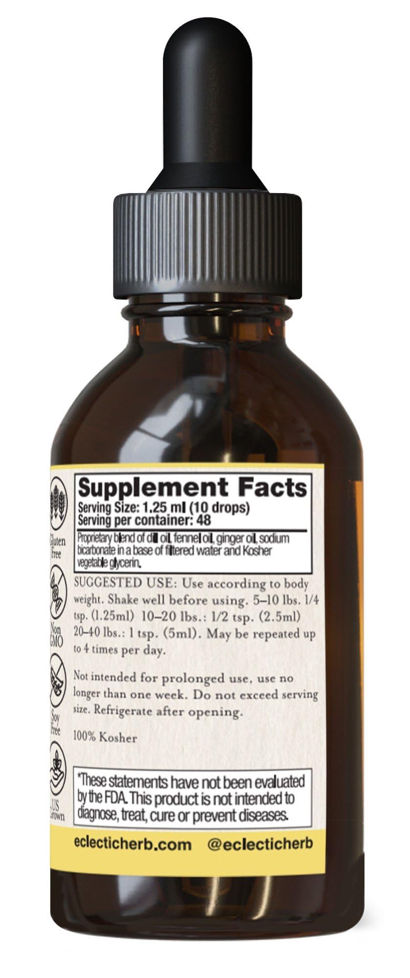 Eclectic Herb Kids Tum-Ease Digestive Support Liquid Drops - 2 fl oz - image 3