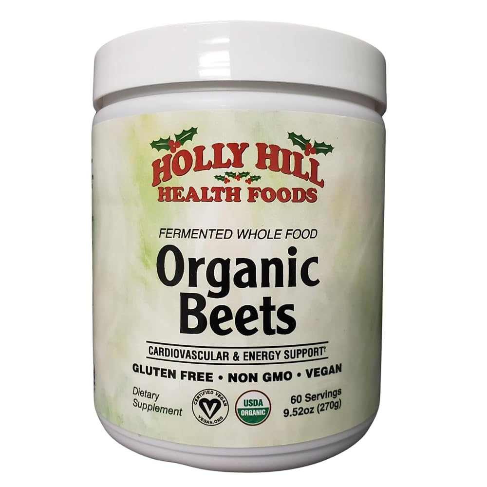 Holly Hill Health Foods Fermented Whole Food Organic Beets Powder - 9.52 oz