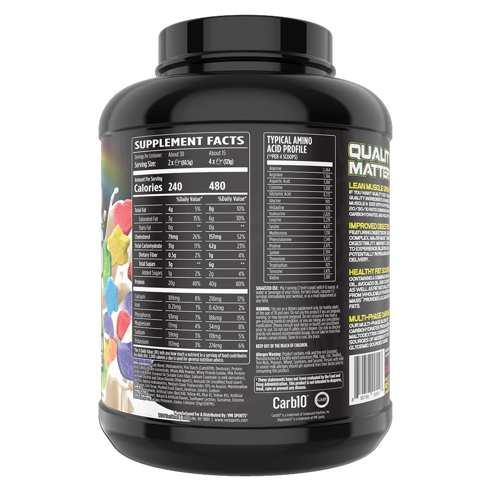 VMI Sports Major Mass Lean Mass Gainer - 4 Pounds - image 4