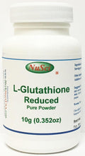 NuSci L-Glutathione Reduced Powder Antioxidant - 10 Grams