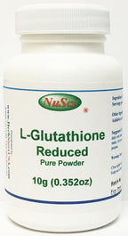NuSci L-Glutathione Reduced Powder Antioxidant - 10 Grams