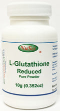 NuSci L-Glutathione Reduced Powder Antioxidant - 10 Grams