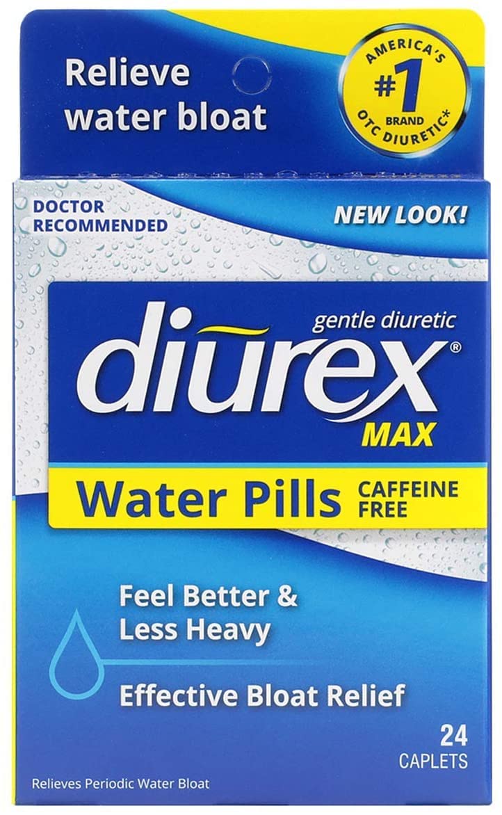 Diurex Max Water Caplets - 24 Count