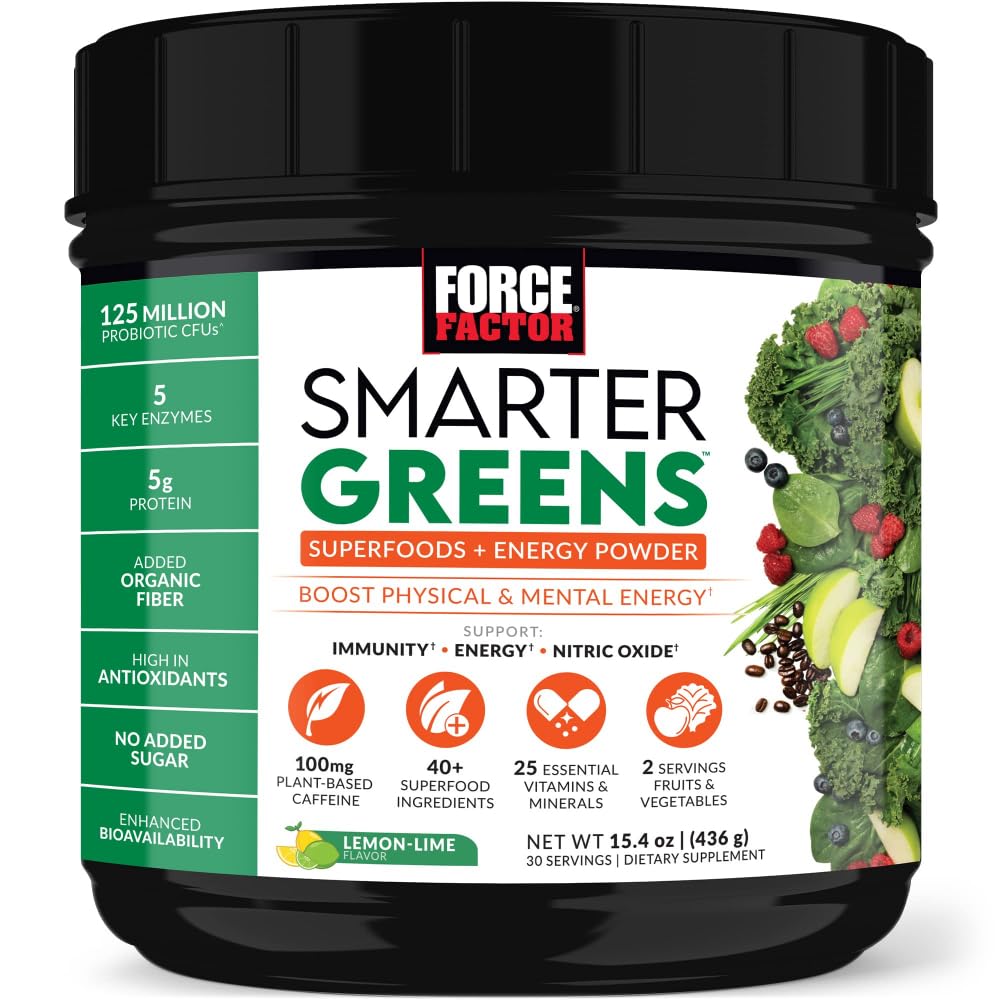 Force Factor Greens Superfoods + Energy Powder