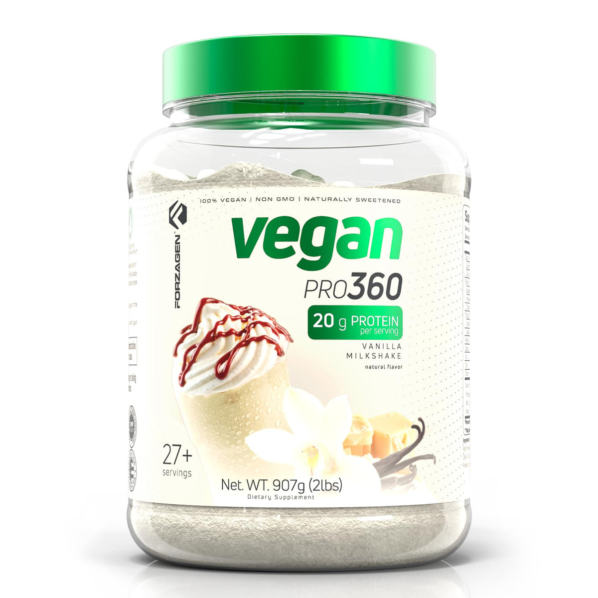 Forzagen Vegan Protein 360 2 Lbs 27 Servings