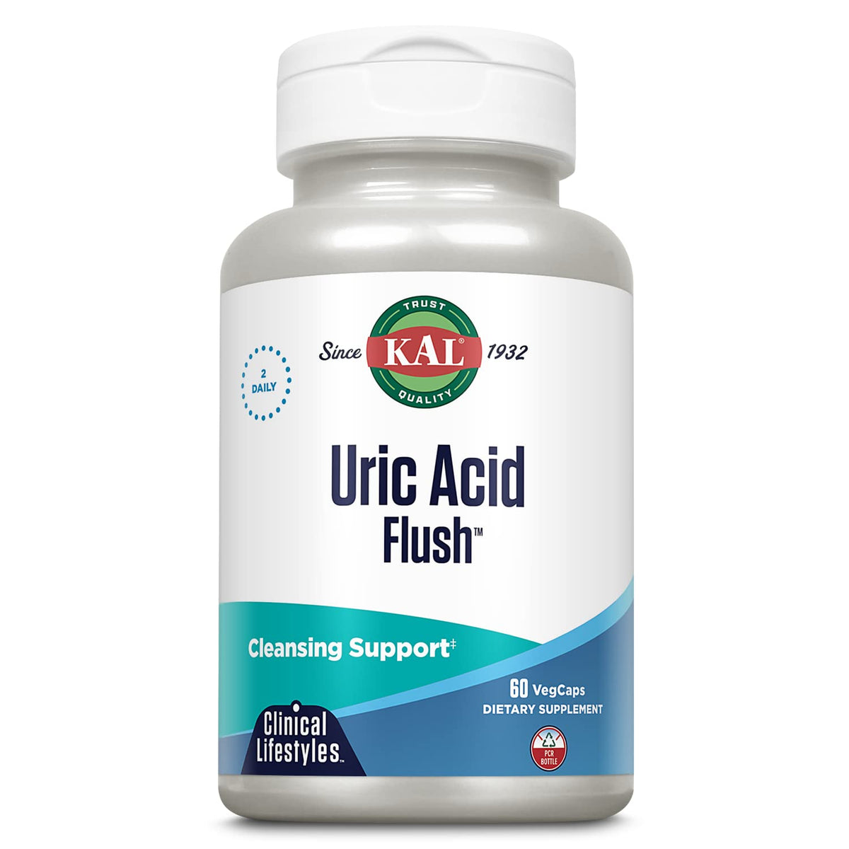 KAL Uric Acid Flush Tart Cherry Blend Joint Support - 60 Vegetarian Capsules
