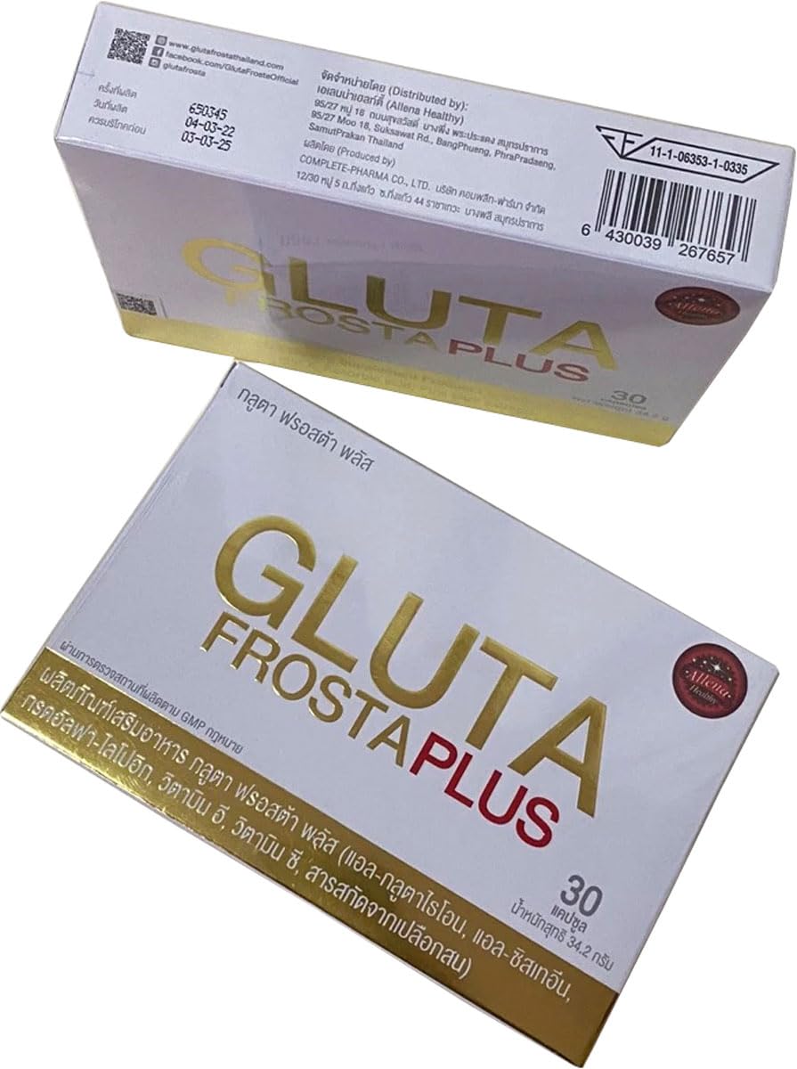 GlutaFrostaPlus Gluta Frosta Plus Whitening Skin Capsules - 30 Capsules - image 2