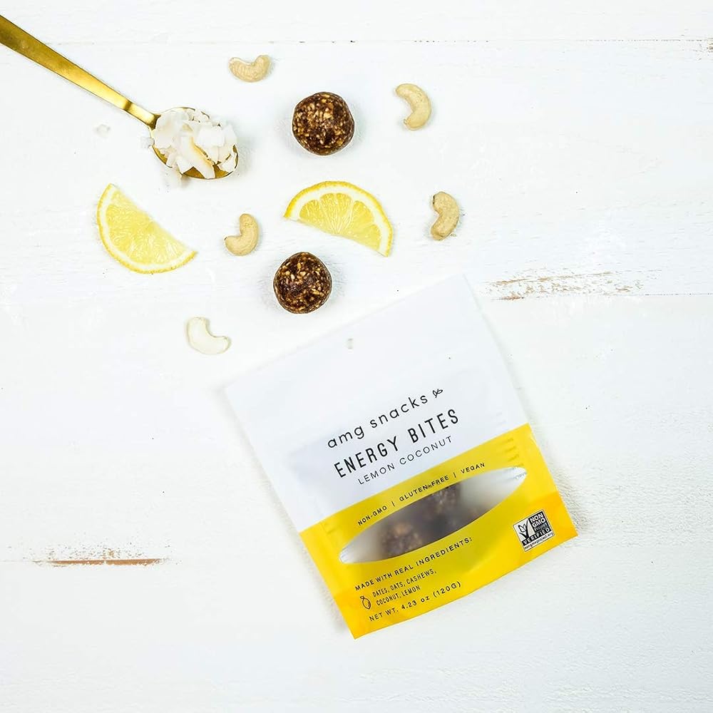 AMG Snacks Lemon Coconut Energy Bites - 6 Pack (72 Bites) - image 4