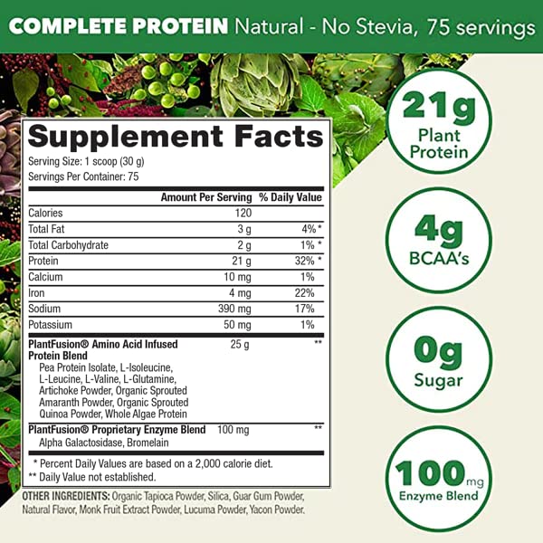 PlantFusion Complete Plant-Based Protein Powde