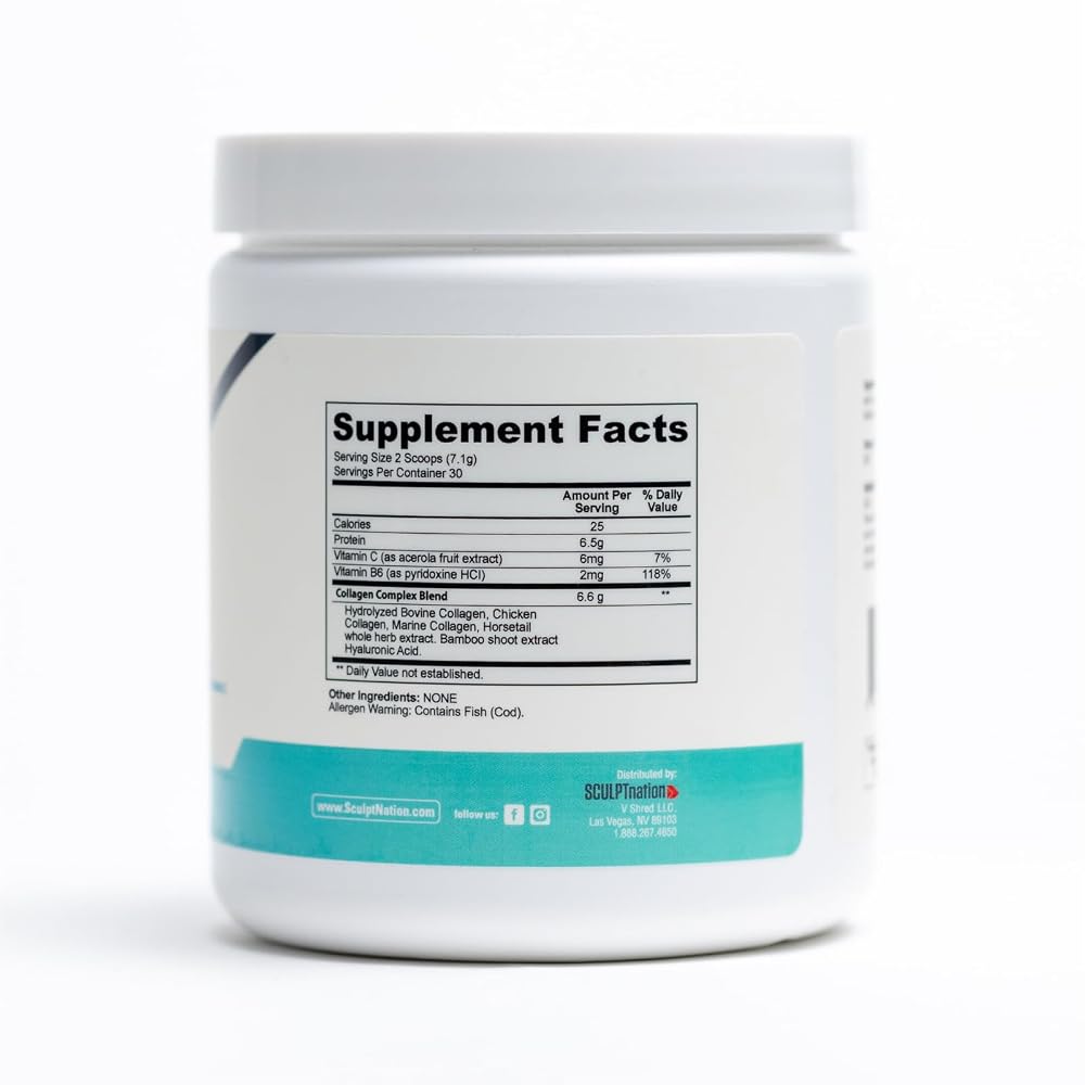 Sculpt Nation Collagen Peptides Powder Types I II III - 30 Day - image 5