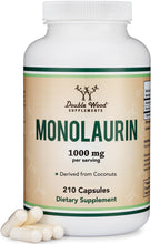 Double Wood Supplements Monolaurin 1,000mg Immune Support - 210 Capsules