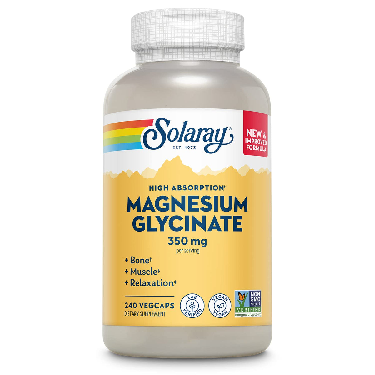 SOLARAY Magnesium Glycinate Capsules