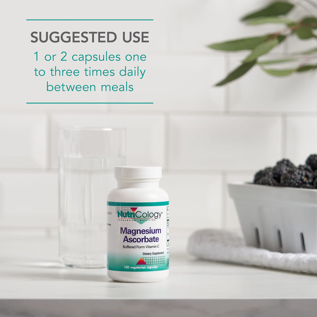 Allergy Research Group Magnesium Ascorbate Buffered Vitamin C - 100 Capsules - image 6