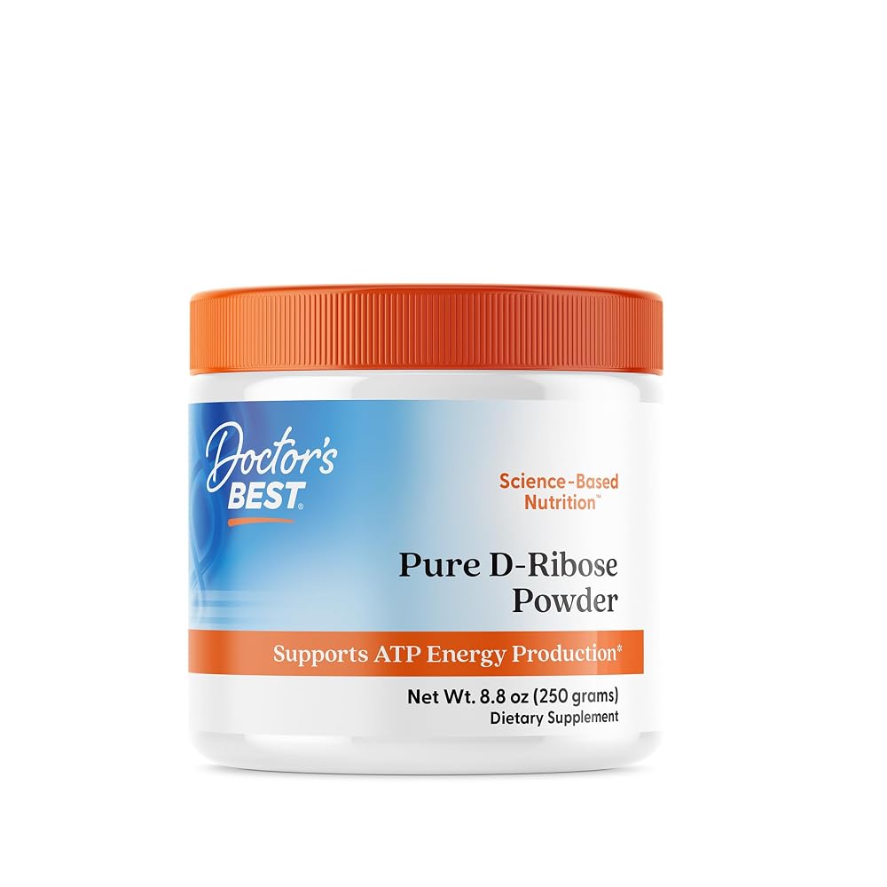 Doctor's Best Pure D-Ribose Powder for Energy - 8.8 oz