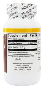 O. W. Bionics Fresh Ground Cloves Capsules - 100 Count - image 3