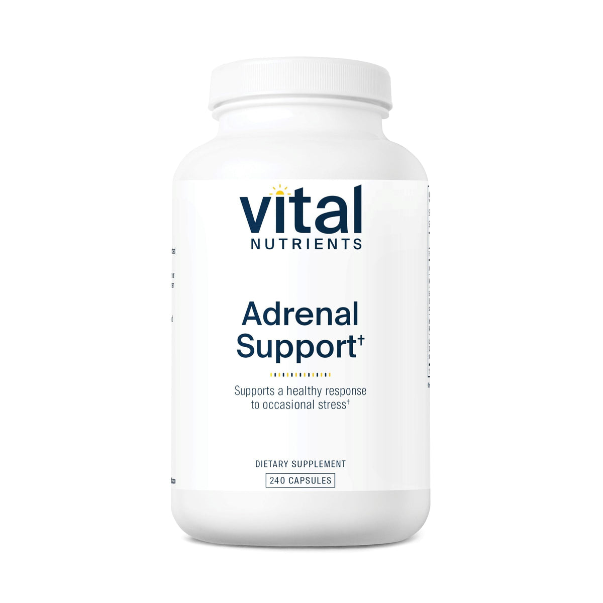 Vital Nutrients Adrenal Support for Gland Function - 240 Capsules