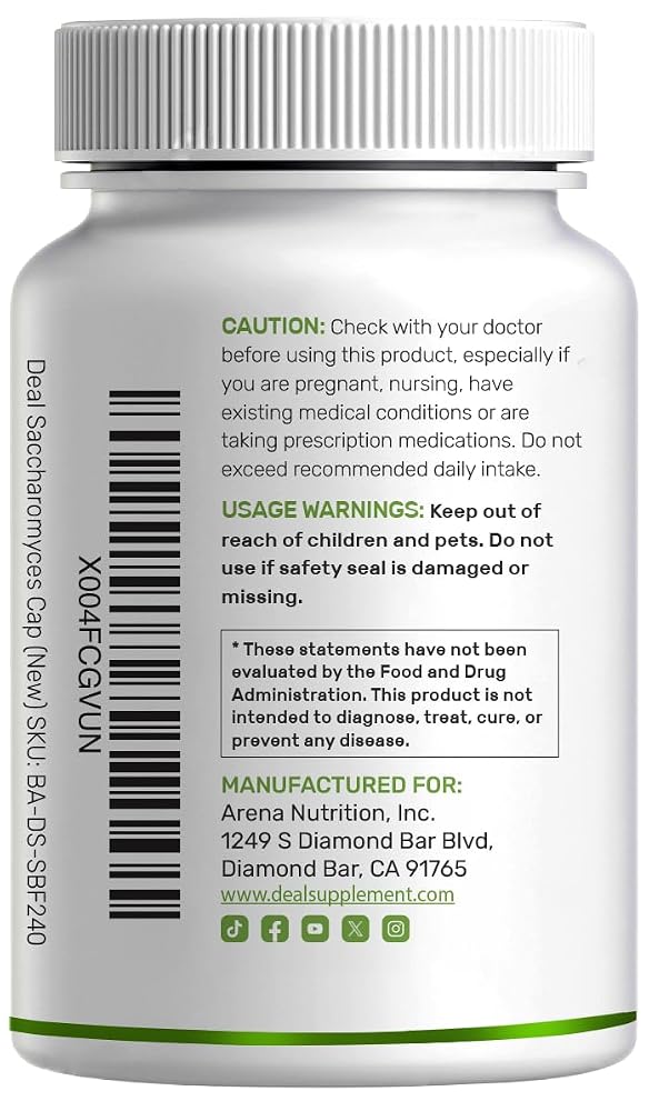 DEAL SUPPLEMENT Saccharomyces Boulardii Probiotics 10 Billion CFU - image 7