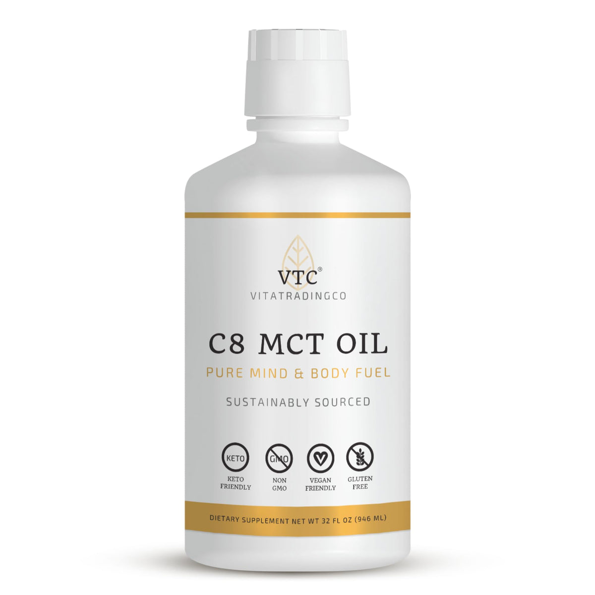 VTC VitaTradingCo C8 MCT Oil 100% Pure
