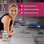 Qivaro Female Hormone Supplement Menopause Support - 60 Capsules - image 4