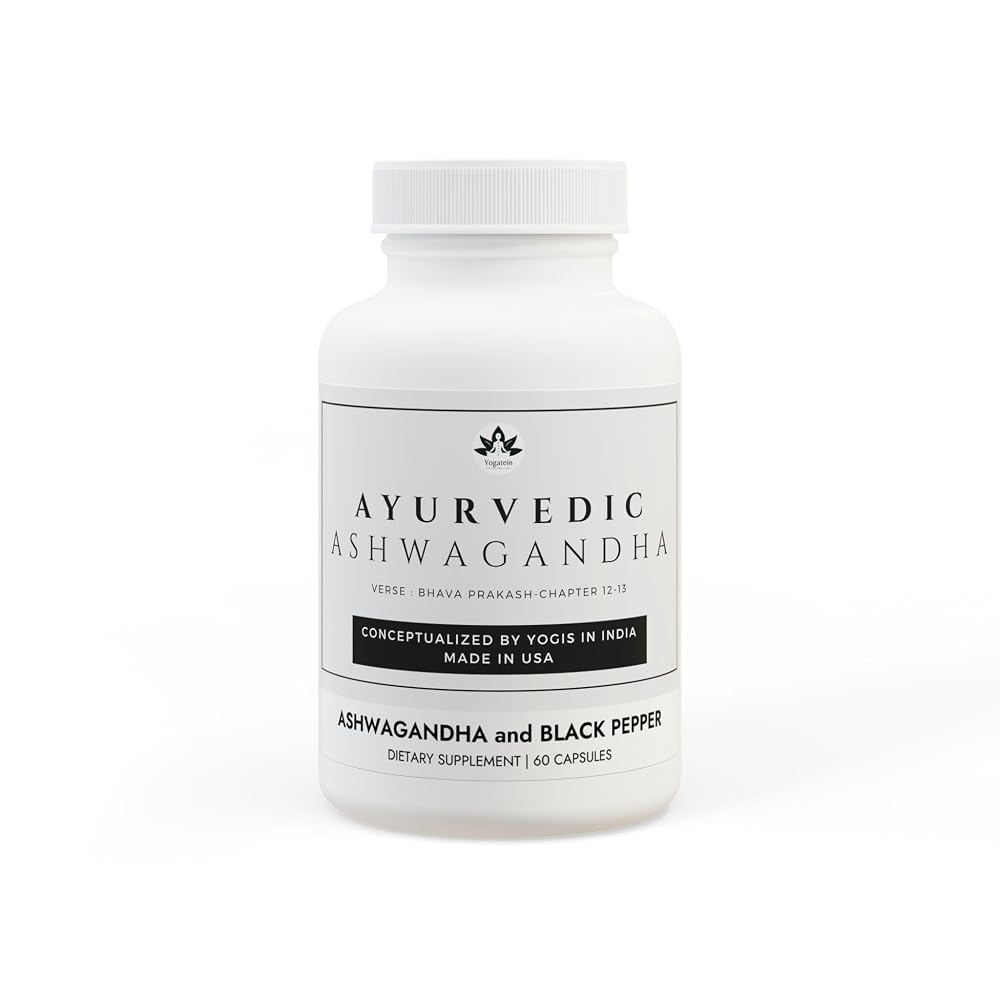 Yogatein Ayurvedic Ashwagandha - 60 Capsules