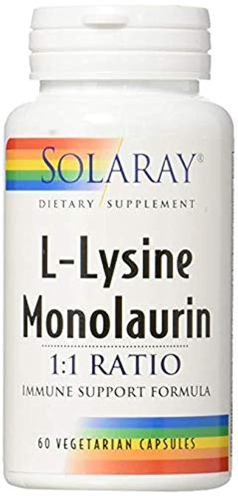 Solaray L-Lysine Monolaurin 1:1 Ratio