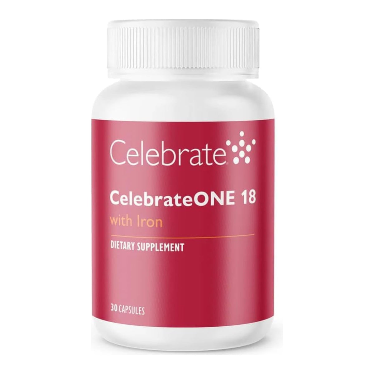 Celebrate Bariatric Multivitamin with Iron 18 mg - 30 Capsules